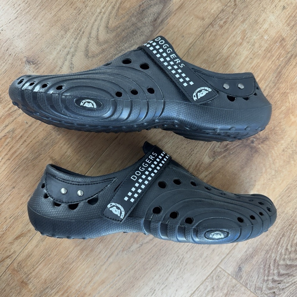 DOGGERS  Black Ultralight Comfort Adjustable Strap Walking Water Clogs Size 8/9* - Picture 4 of 9